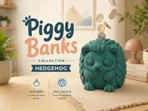 Hedgehog Piggy Banks Collection