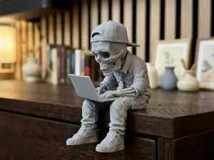 Ledge SkulZ! - Edge Sitting Programmer Skull!
