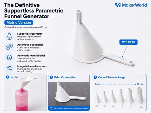 Definitive Parametric Funnel Generator – Metric — Фото 4 из 11