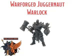 DnD TTRPG Warforged Juggernaut Warlock Miniature