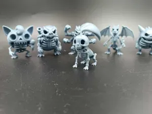 Chikorita Skeleton Pokemon Kawaii - Anime - Toy