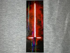 Kylo Ren Light Saber Bookmark - Flatforge