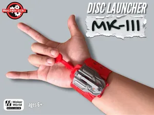 Spidey Disc Launcher Mark-III (Quick-Eject)