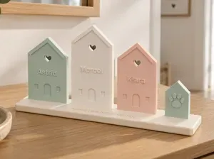 Personalisiertes Familiendorf mit Namen