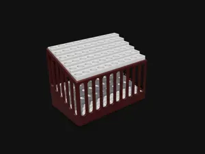 60 Marker Desktop Organizer - Tiered Grid Holder