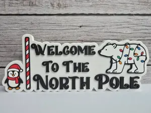 Welcome to the North Pole Sign