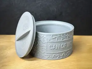 "Can Of Worms" Bait Can