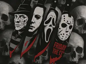 Horror Knives - Freddy - Michael - Scream - Jason