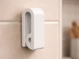 Simple Slide-In Towel Hanger | Tape or Screw Mount