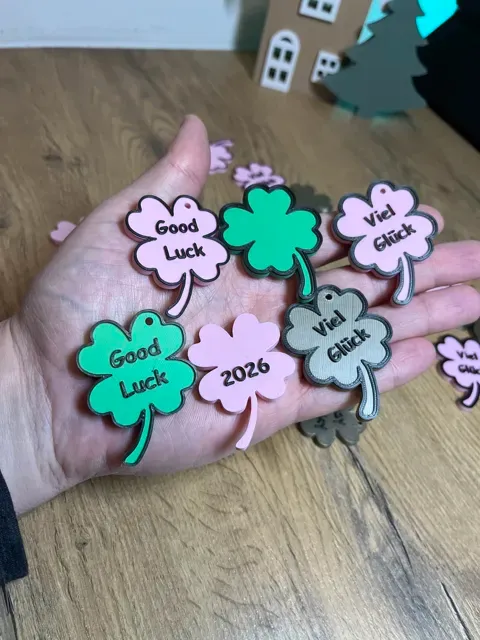 Glückskleeblätter // Viel Glück & Good Luck — Фото 2 из 6
