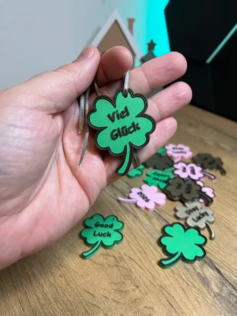 Glückskleeblätter // Viel Glück & Good Luck — Фото 5 из 6