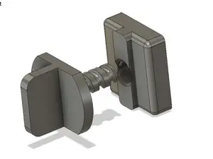 Curtain Rail Stopper, Parametric