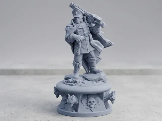 Statua Ciaphas Cain - terreno