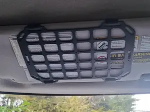 Molle Panel, Sun visor organiser, molle organiser.
