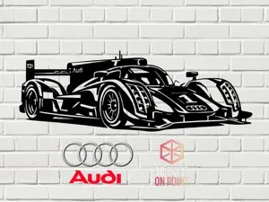 Audi R18 TDI Le Mans - 2D WALL ART