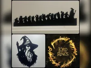 The Hobbits/ Lord of the rings wallart Nr.2