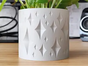 Christmas star night Plant pot Planter - Vase mode