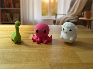 Süße Tierfiguren