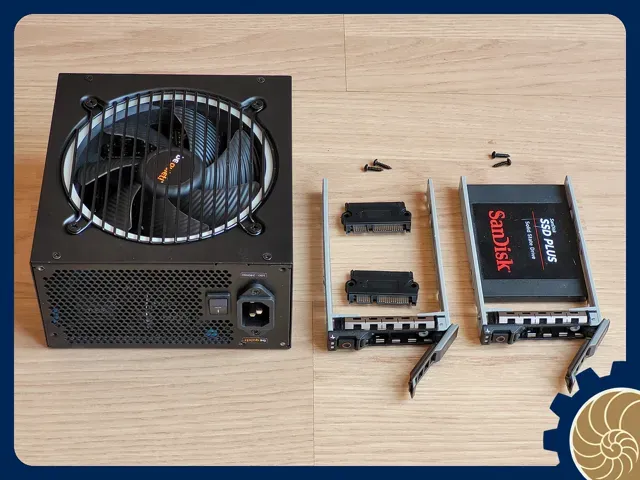 10 inch Rack 2U: ATX PSU + 2x 2.5" HDD — Фото 11 из 11