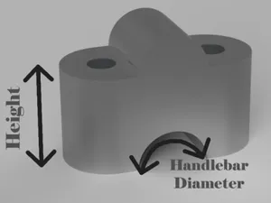 Parametric Motorcycle Handlebar Risers