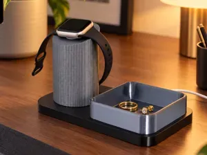 Apple Watch Charging Stand With Catch All Tray