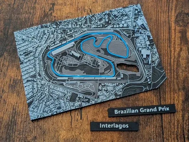 Interlagos Brazil 3D Miniature v2 — Image 2 of 14