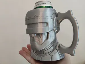 Robocop - Can Holder / Beer mug