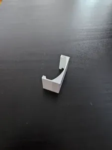Side fush-mount bracket for IKEA Hoppvals pull-down blinds