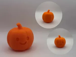 Pumpkin Buddy – smiling pumpkin figurine