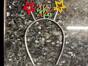 Goodbye 2026 Hello 2027 New Year Headband