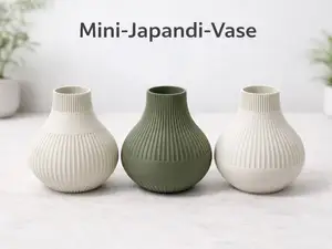 Mini Vase im Japandi Stil - 80mm, <30gramm, 2 hour