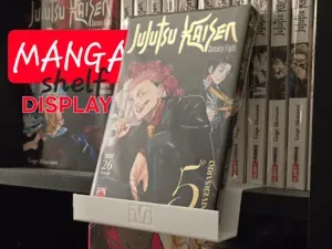 Parametric Manga/Book Display Shelf Bookend