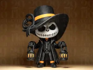 Jack Skellington Figurine (Multicolor AMS)