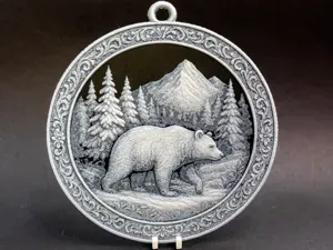 Polar Bear Christmas Bauble / Ornament Decoration