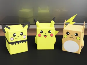 Pikachu Evolution Deckbox Set - Pokemon - TCG