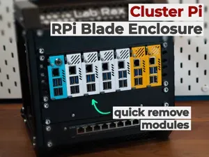 Cluster Pi - RPi Blade Enclosure for 10 Inch Racks