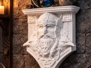 Viking Wall Shelf Decor