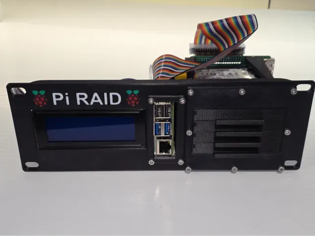 Pi RAID - 10" Rack Pi 5 NAS - Radxa PENTA Sata Hat