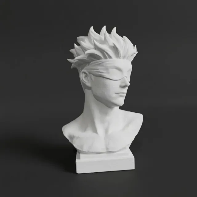Gojo Satoru Classical Bust | Anime Sculpture — Фото 5 из 5