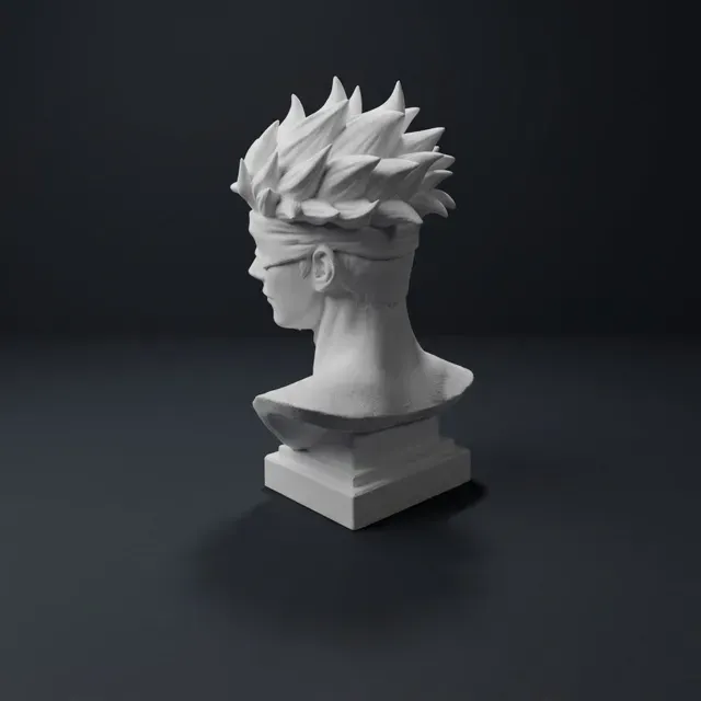 Gojo Satoru Classical Bust | Anime Sculpture — Фото 4 из 5