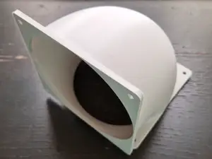 120mm 90° elbow adapter for PC Fan airflow routing