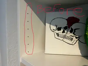 Ikea Schrank bohrung/loch abdeckung 