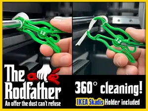 Rodfather (8-12mm) – 360° Steel Rod Cleaning Tool