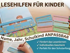 Lesehilfe für Schulkinder (personalisierbar)