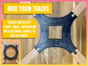 Brio/ Ikea Curved Switch Set - 2 Sizes + Add On