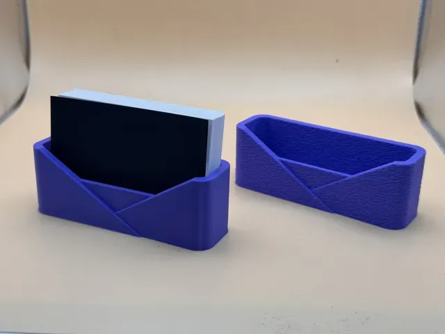 Geometric Desk Business Card Holder - Minimal — Фото 2 из 4