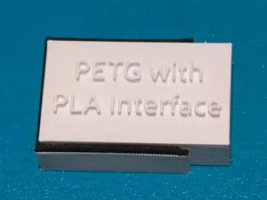 Settings for PETG with PLA Support Interface