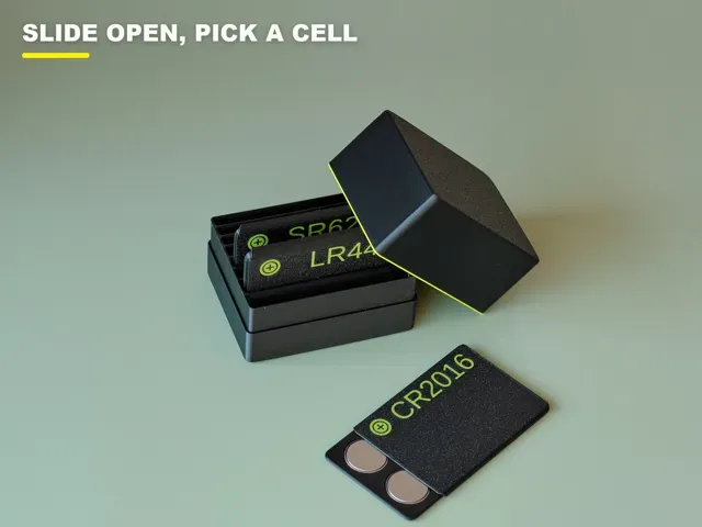 Customizable coin cell battery organizer — Фото 6 из 7