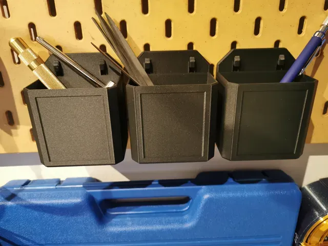 Slim Containers for IKEA SKADIS with optional divider. — Фото 2 из 9