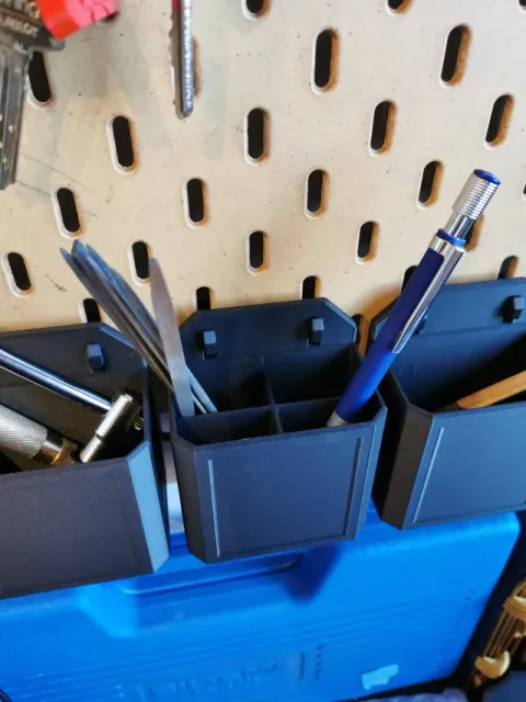 Slim Containers for IKEA SKADIS with optional divider. — Фото 3 из 9